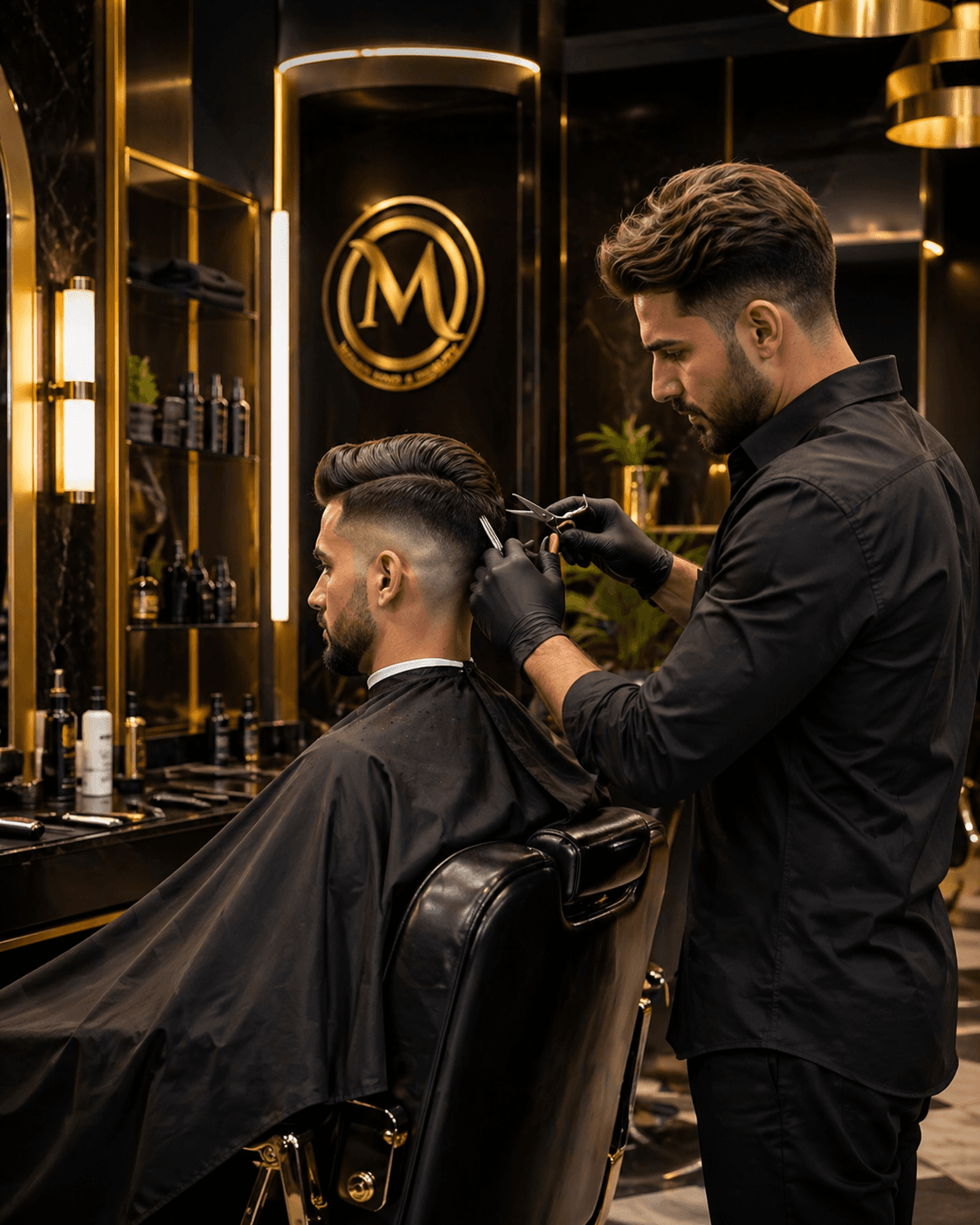 Premium beard grooming at Manna